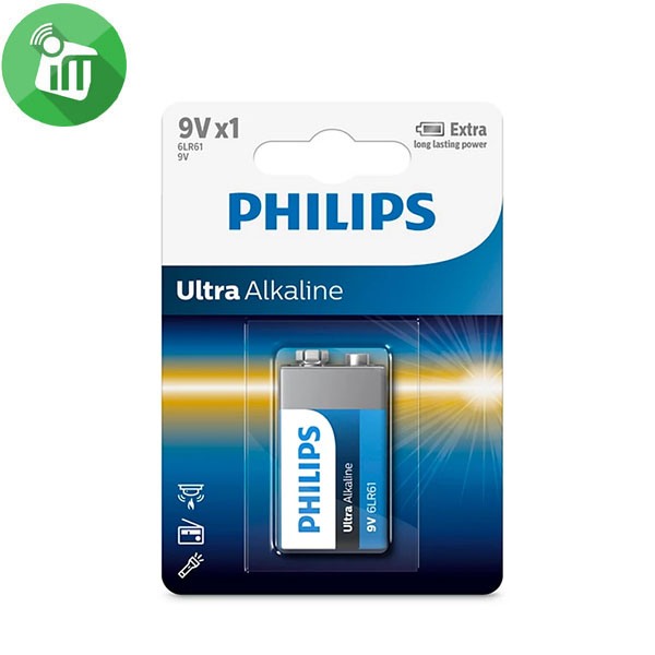 Philips 1PCS Size 9V Ultra Alkaline Battery