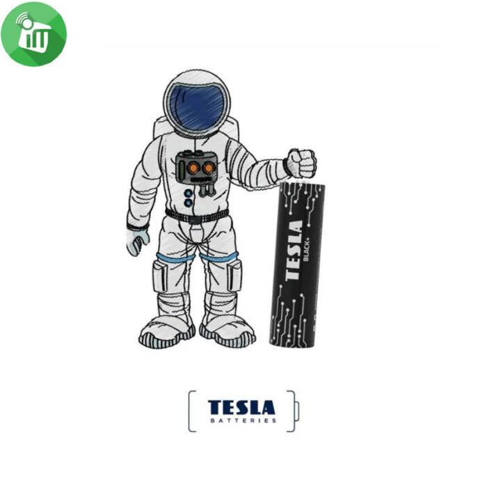 TESLA BLACK+ 2PCS Size C Alkaline Batteries 1.5V