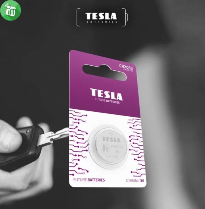 TESLA Lithium Button Battery CR2032 – 3V 1PCS