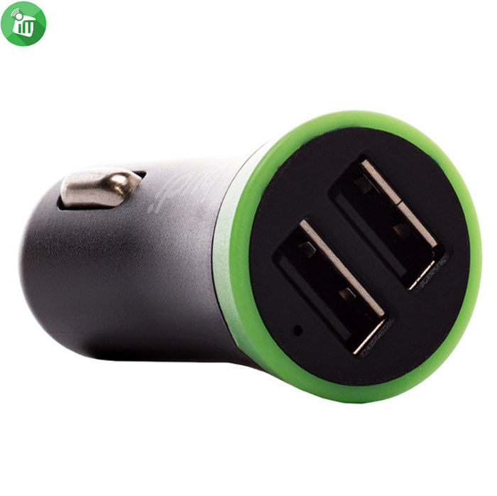 Budi M8J061M 2 USB Car Charger With Micro Cable (1.2M4FT)