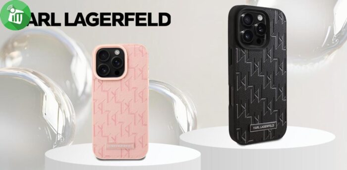 Karl Lagerfeld PU Leather Hard Case iPhone 16 Pro Max With Hot Stamp Karl