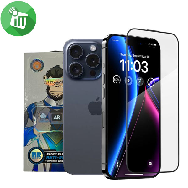 KingKong AR Anti-Reflective Ultra Glass Screen iPhone 15 Pro