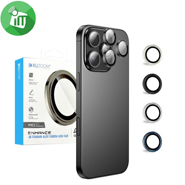 KuZoom AR invisible Camera Lens Glass iPhone 16 Pro16 Pro Max