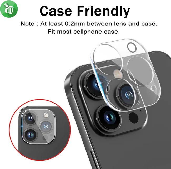 KuZoom AR invisible Camera Screen Glass iPhone 16 Pro16 Pro Max