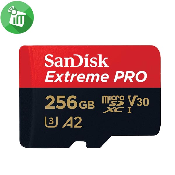 SanDisk Extreme PRO 256GB microSDXC UHS-I Card With Adapter 200/140MB/s - Image 3