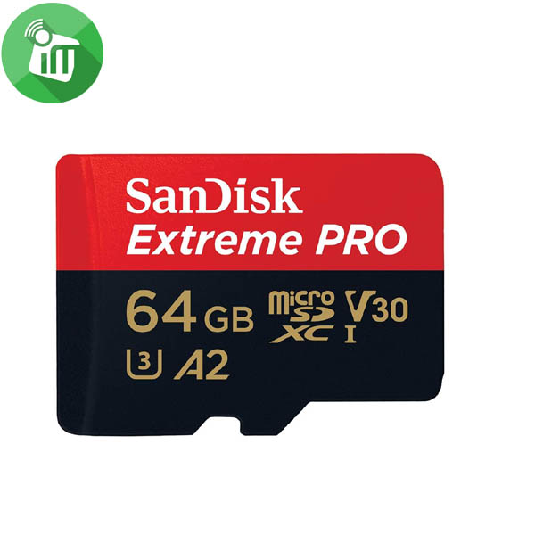 SanDisk Extreme PRO 64GB microSDXC UHS-I Card With Adapter 200/90MB/s - Image 3