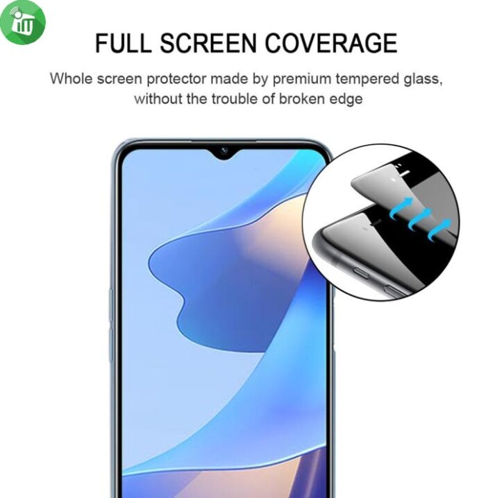 iScreen Glass 5D Full Glue Screen Protector Oppo A17
