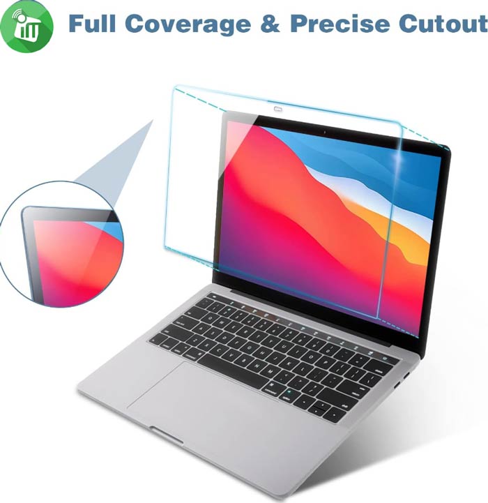 iScreen Glass Anti-Shock Screen Protector Macbook Air 13.6 M2 (A2681)M3 (A3113)
