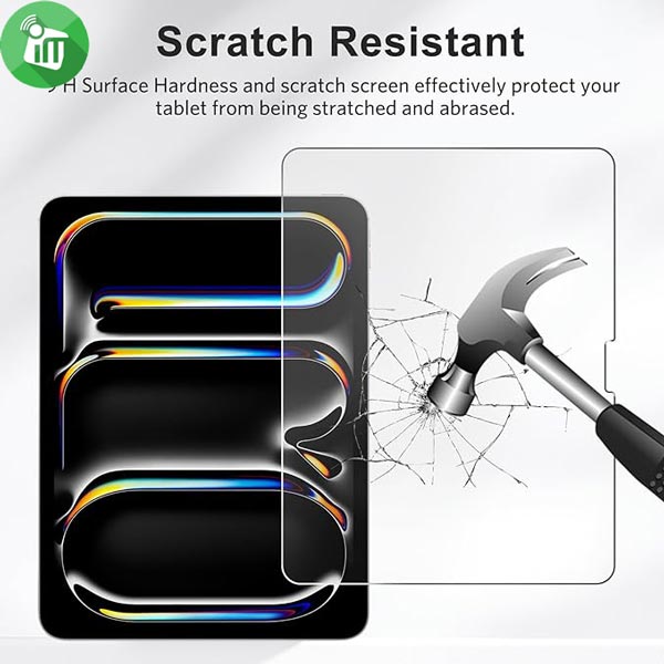 iScreen  Glass Anti-Shock Screen Protector iPad Pro 13 (2024)Air 13 (2024)
