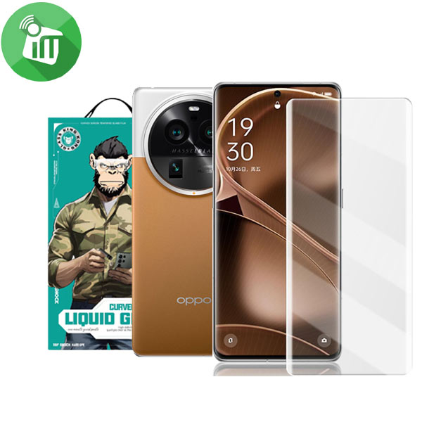 iScreen UV Full Glue Curved Glass Screen Protector Oppo Find X6 ProOnePlus 12Honor X9b 5GMagic6 Lite 5G