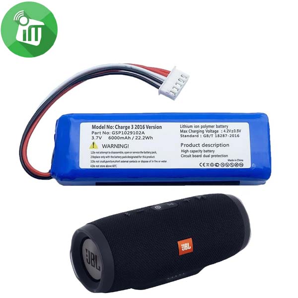Battery Replacement JBL Charge 3 Li-Pol 6000mAh