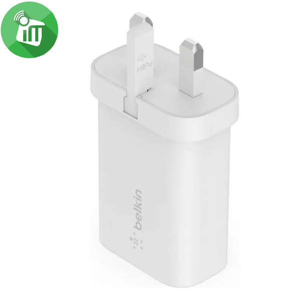 Belkin Boost Charge USB-C PD 3.0 PPS Wall Charger 25W (UK) + USB-C Cable - Image 3