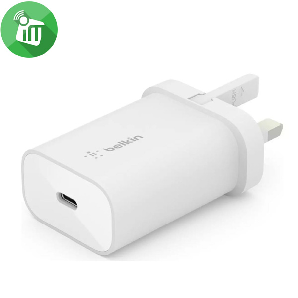Belkin Boost Charge USB-C PD 3.0 PPS Wall Charger 25W (UK) + USB-C Cable - Image 2