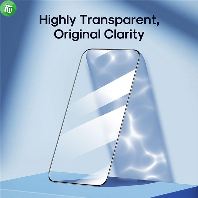 KuZoom 3D Large Curved Edge Glass Screen iPhone 16 Pro