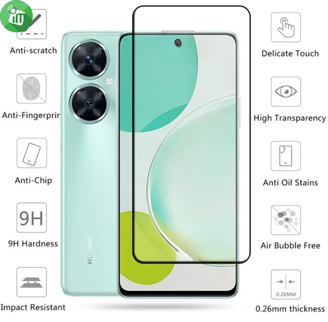 KuZoom 9D HD Full Cover Glass Screen Huawei nova 11i 4G