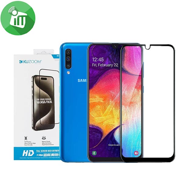 KuZoom 9D HD Full Cover Glass Screen Samsung Galaxy A20A30A30SA50A50SM30M30s