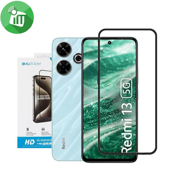 KuZoom 9D HD Full Cover Glass Screen Xiaomi Redmi 13 4G5G