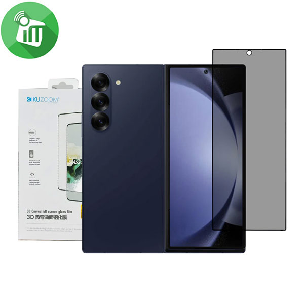 KuZoom 9D Privacy Glass Film Screen Protector Samsung Galaxy Z Fold6 5G