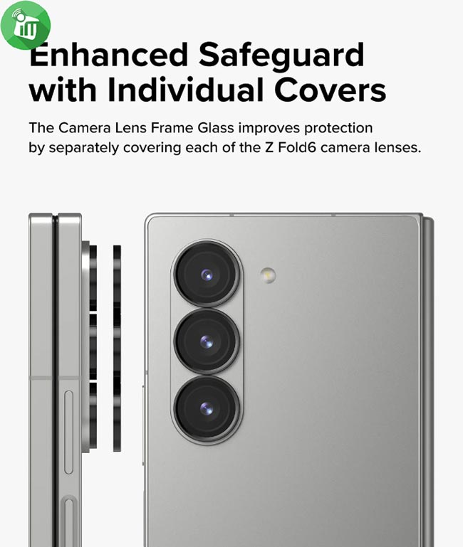 KuZoom AR invisible Camera Lens Glass Samsung Galaxy Z Fold6 5G