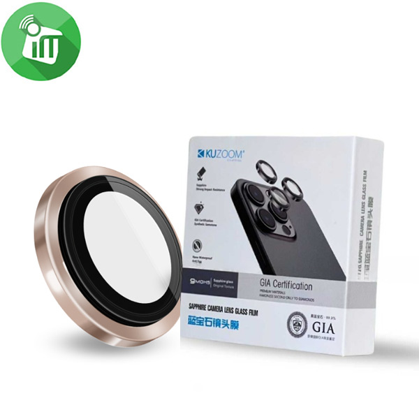 KuZoom GIA Sapphire Camera Lens Glass iPhone 16 Pro16 Pro Max