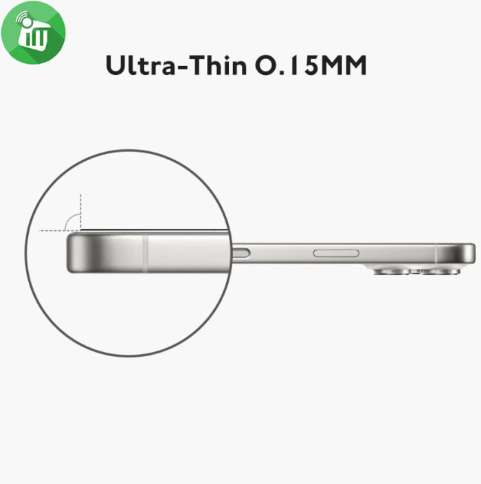 KuZoom Ultra-Thin 0.15mm Glass Screen iPhone 16 Pro