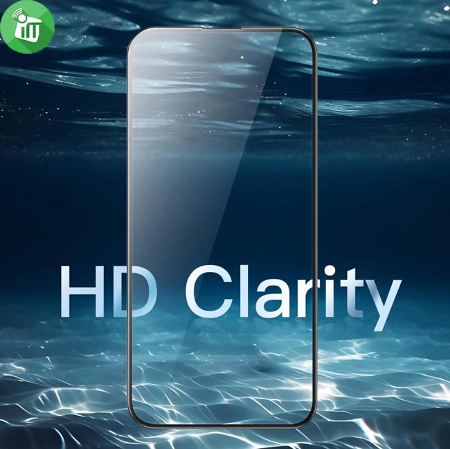 KuZoom Ultra-Thin 0.15mm Glass Screen iPhone 16 Pro
