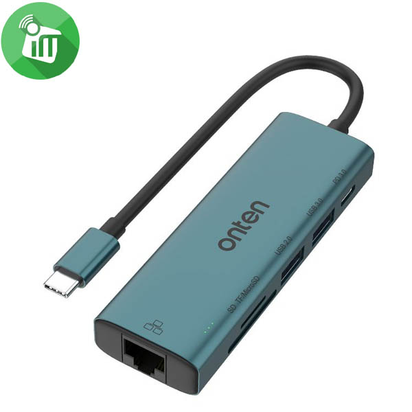 Onten 6 in 1 USB-C to Multi-function Docking Station (OTN-UC122)