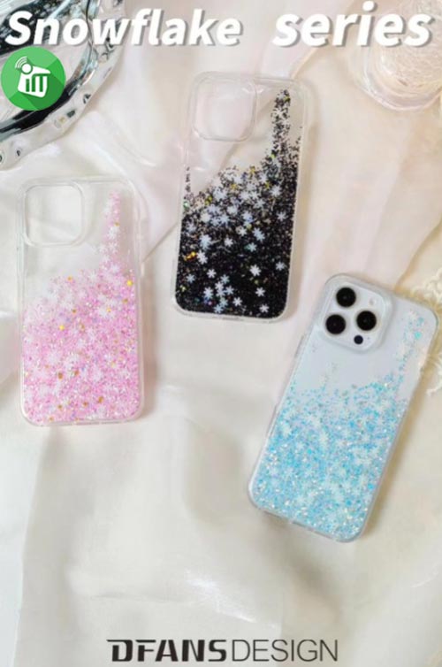 DfansDesign Snowflake Series Hard Case iPhone 16 Pro Max