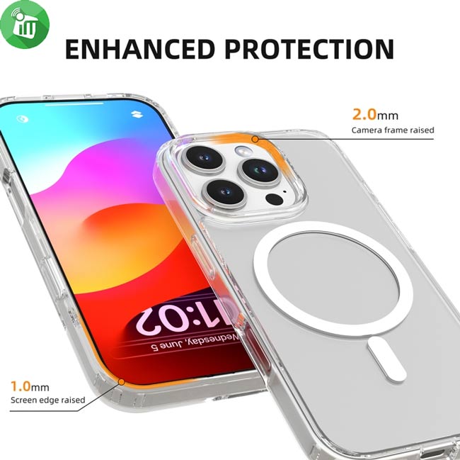 Mutural Ice Series MagSafe Crystal Hard Case iPhone 16 Pro