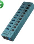 Onten 10 Port USB 3.0 Hub with Independent Power Switches (OTN-5308)
