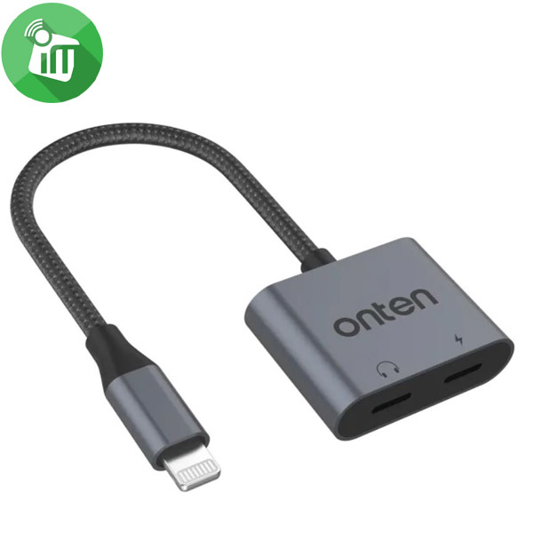 Onten Dual Lightning Audio and Charge Adapter (OTN-135) - Image 3
