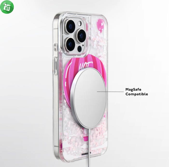 Youngkit Glitter Quicksand Series MagSafe Case iPhone 16 Pro