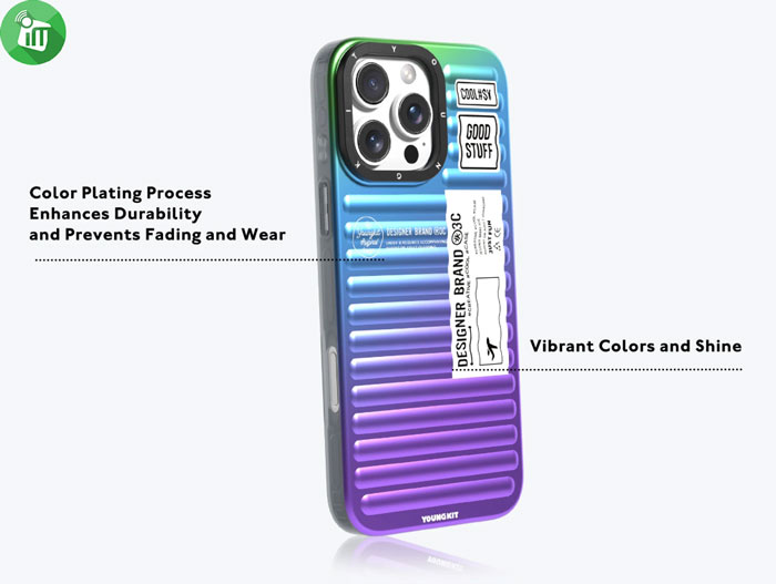 Youngkit Secret Color Series Luggage Case iPhone 16 Pro