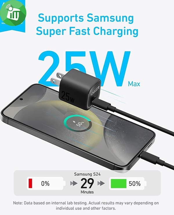 Anker A2656 25W USB-C Compact Wall Charger