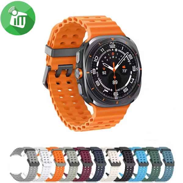 Dual Holes Ocean Sport Band Samsung Galaxy Watch Ultra