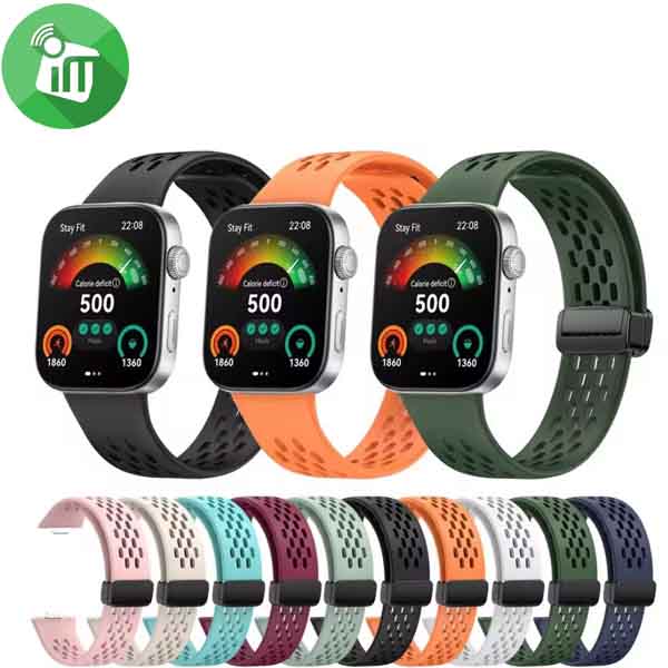 Magnetic Buckle Silicone Breathable Strap Huawei Watch Fit 3