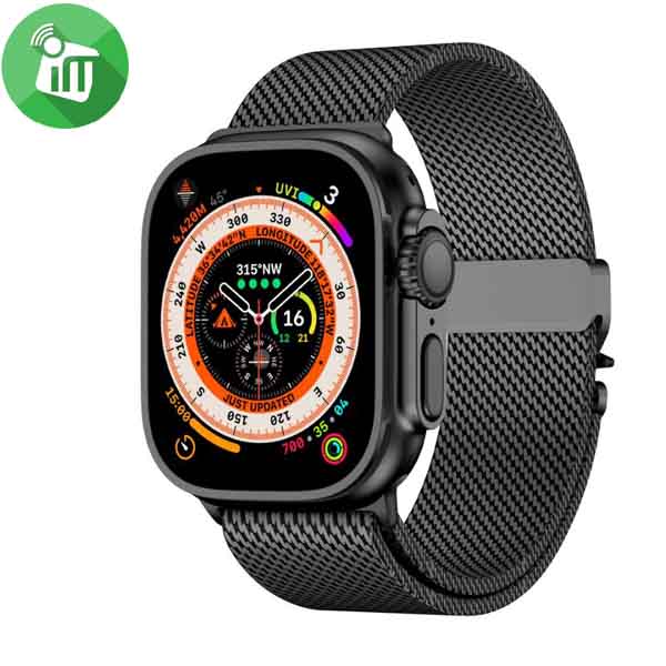Milanese Loop Parachute-Style Buckle Band iWatch (44/45/46/49mm) - Image 2