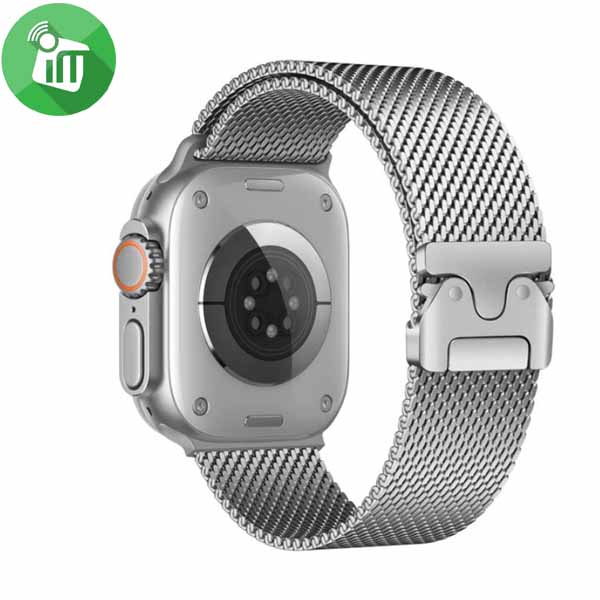 Milanese Loop Parachute-Style Buckle Band iWatch (44/45/46/49mm) - Image 4