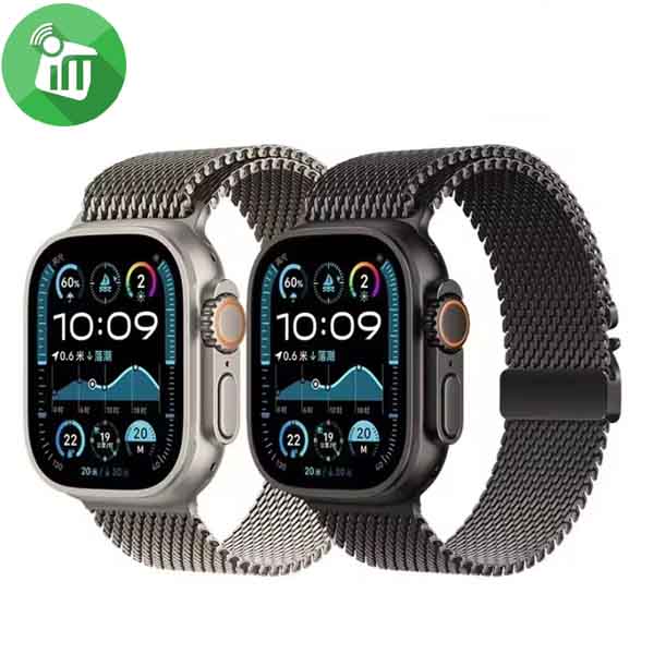 Milanese Loop Parachute-Style Buckle Band iWatch (44/45/46/49mm)