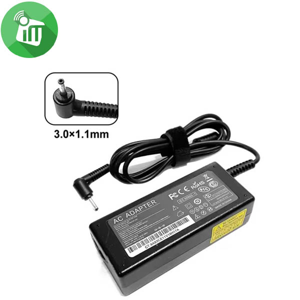 Samsung Laptop Charger 19V 3.16A 60W (3.0mmX1.1mm)