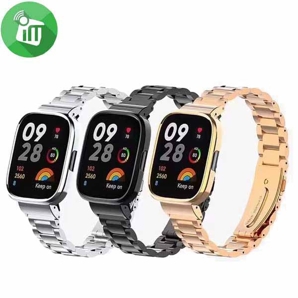 Stainless Steel T-Trees Band With Case Xiaomi Redmi Watch 3 Active