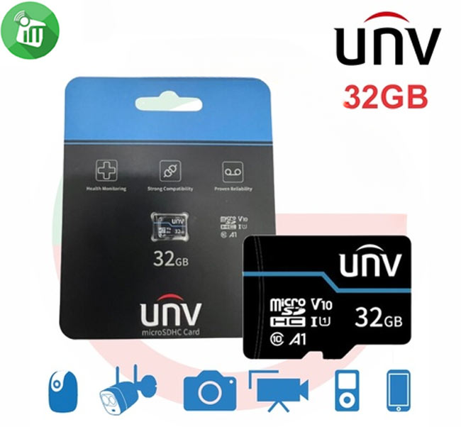 Uniview UNV 32GB micro SDHC Card 90MBs