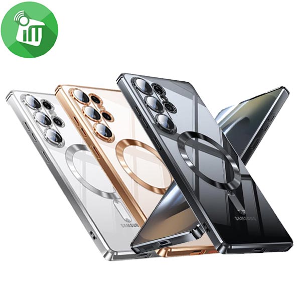 j-Case Classic Series MagSafe TPU Lens Glass Protection Case Samsung Galaxy S25 Ultra