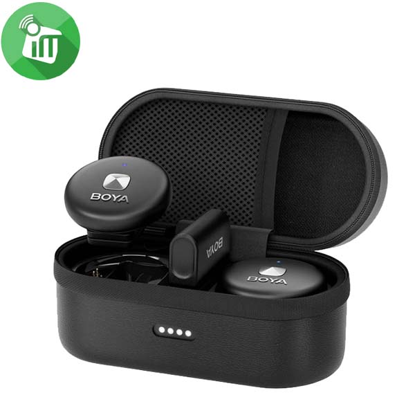 BOYA Omic-D Lightning 2.4GHz Dual-Channel Wireless Microphone Kit
