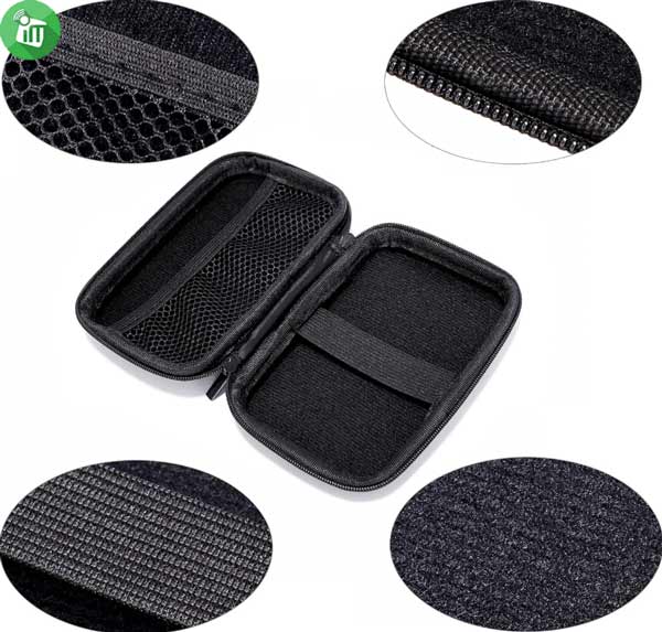 Hard Case EVA Carrying Zipper Bag (16cm x 10cm)