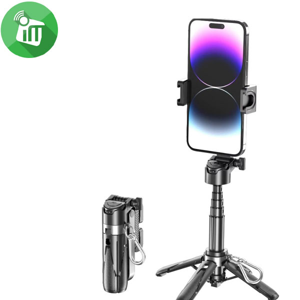 P15 Mini Grip Quadripod Wireless Selfie Stick Tripod