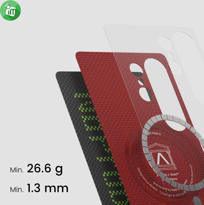 PITAKA Aries Tactile Woven Case Samsung Galaxy S25 Ultra