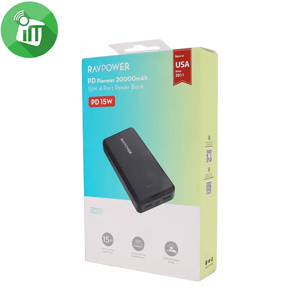 RAVPower RP-PB1216 PD Pioneer 15W 20000mAh 4-Port Power Bank