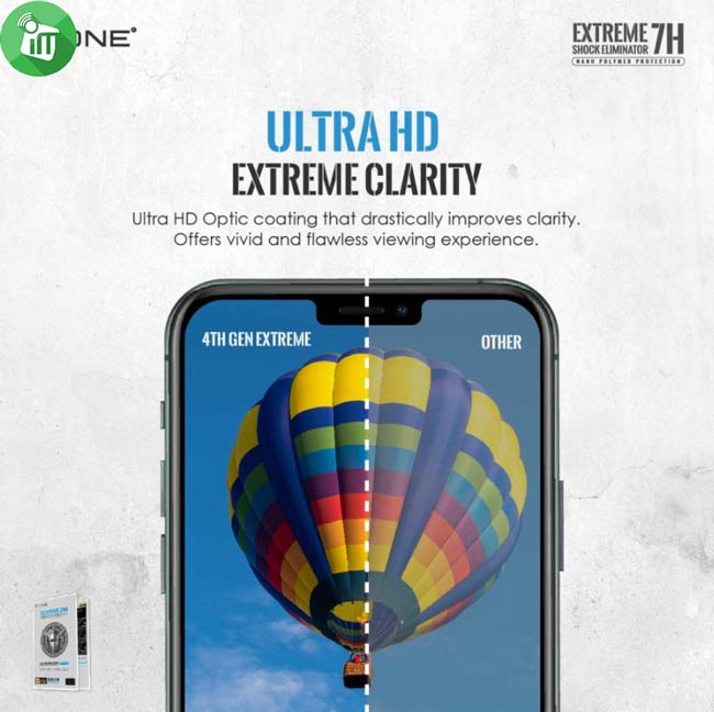 X.One Extreme Shock Eliminator (4th Generation) Screen iPhone 16 Pro