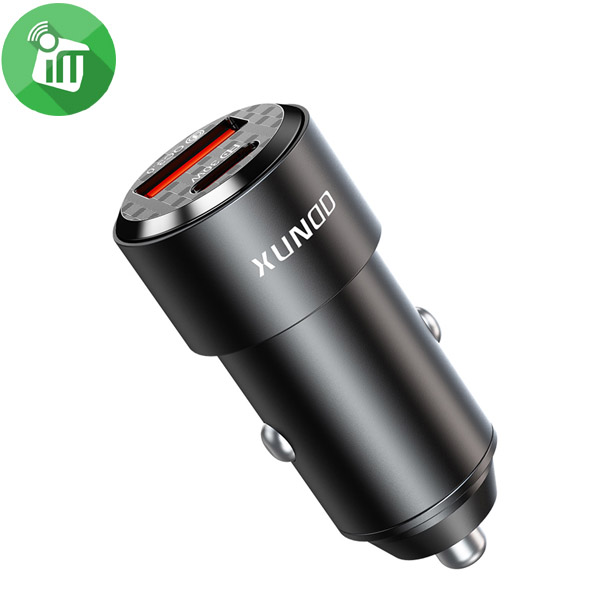 Xundd 60W Metal Car Charger Duo (30W+30W)